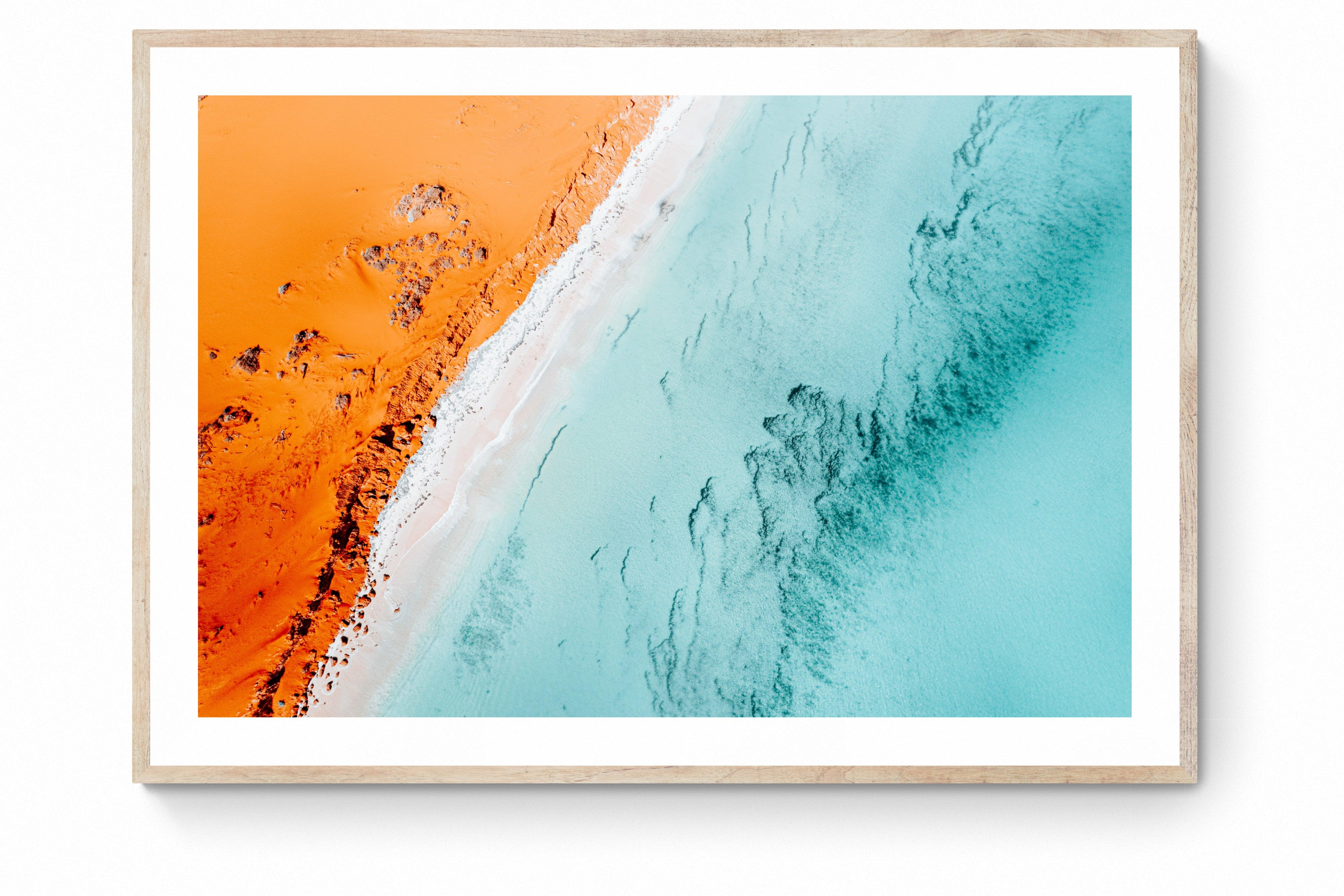 Coastal Print Wall Art - Shark hot Bay, Western Australia