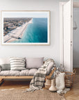 Tegan - City Beach Wall Art - Framed Print