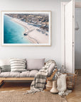 Yanis - City Beach Wall Art - Framed Print